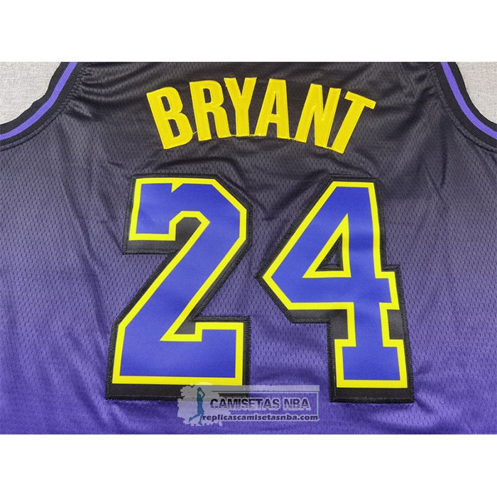 Camiseta Los Angeles Lakers Kobe Bryant NO 24 Ciudad 2024-25 Violeta